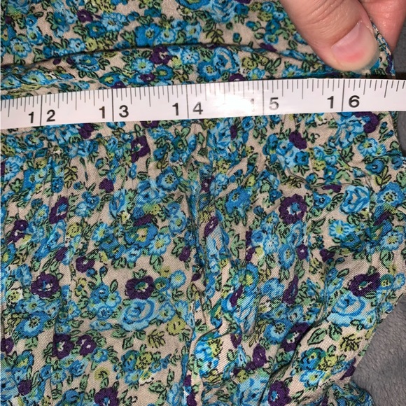 Red Berry Romper Floral Ruffle - Picture 13 of 13